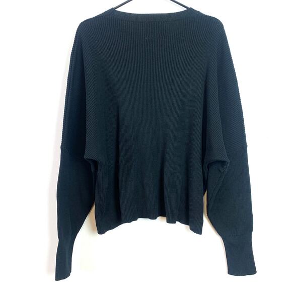 The Lullaby Club Alex Knitwear Crewneck Sweater Black Size Small / Medium - Picture 8 of 8